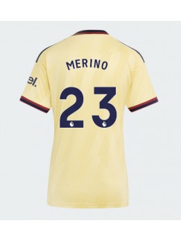 Arsenal Mikel Merino #23 Ausweichtrikot für Frauen 2026-27 Kurzarm Arsenal Mikel Merino #23 Ausweichtrikot für Frauen 2026-27 Kurzarm